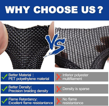 Split-Sleeve Wire Loom for High-Temperature Automotive Harness and Home Cable - Image 3