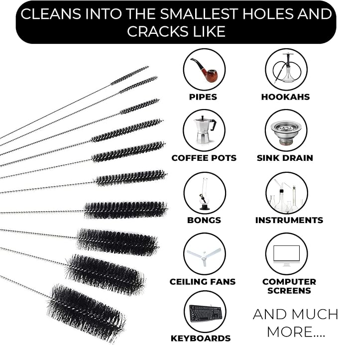 10" Extra Long Tube Cleaning Brush Set - Image 5