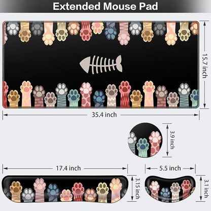 Desk Mat, Large Gaming Mouse Pad - Image 5