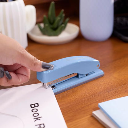 Swingline Stapler, Cub Compact Desktop Stapler, 20 Sheet Capacity, Electric Blue - Image 2