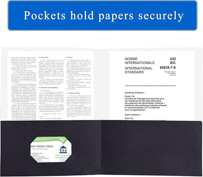 Zzrywuty 50 Packs Two Pocket File Folders - Image 3
