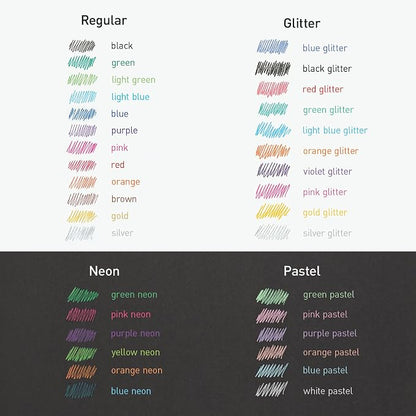 Pentonic Gel Pens, 36 Assorted Colors, Medium & Fine Point, Smooth Writing - Image 4