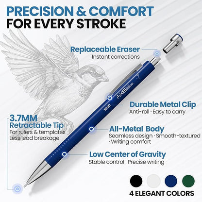 WUO 0.7mm Mechanical Pencil Set - Image 3