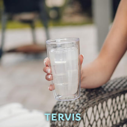Tervis Clear & Colorful Tabletop Made in USA Double Walled Insulated Tumbler Travel Cup Keeps Drinks Cold & Hot, 16oz - 4pk, River Rock - Image 7