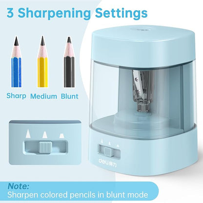 Deli Electric Pencil Sharpener, Automatic Pencil Sharpeners - Image 2