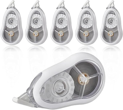 White Correction Tape, 5 Pack, 65.62 Feet Correction Tape by Jovanssen