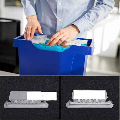 File Folder Tabs, Selizo 100 Sets Hanging File Folder Labels 2" Tabs and Inserts - Image 4