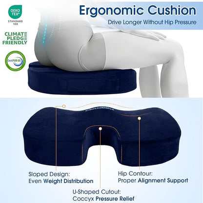 CloudBliss Lumbar Support Pillow & Seat Cushion Set - Image 6