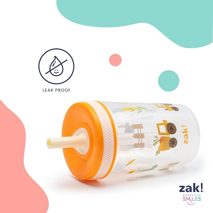 Zak Designs Kelso 15 oz Tumbler Set (Toy Story 4 - Woody & Buzz 2pc Set) Toddlers Cup Leak-Proof Screw-On Lid with Straw Made of Durable Plastic and Silicone, Perfect Bundle for Kids - Image 6