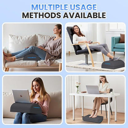 TranquilRelax Foot Rest for Under Desk at Work, Gaming Accessories Foot Stool - Image 6