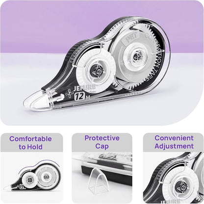 12 Pcs Correction Tape, 39.37 Ft White Wrong Out Tear-Resistant Bulk, Instant - Image 3