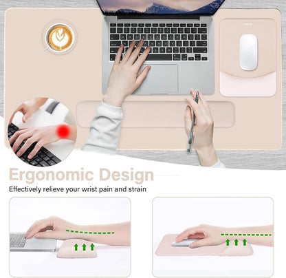 MOSISO Keyboard Mouse Pad Set, Large Gaming Mouse Pad&Rectangular Keyboard - Image 3