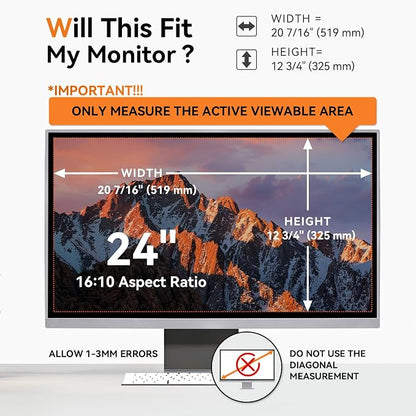 24 Inch Computer Privacy Screen - Image 2