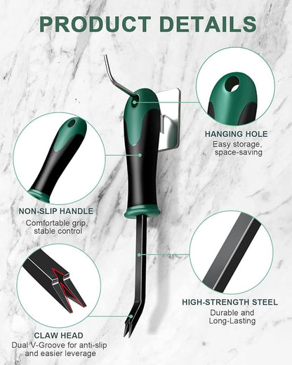 Heavy Duty Staple Remover, Upholstery Staple Puller Lifter Tool - Image 4