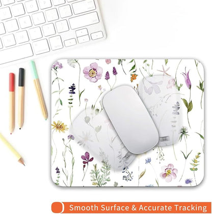 Square Mouse Pad Beautiful Flowers Plants, Personalized Premium-Textured Custom - Image 4