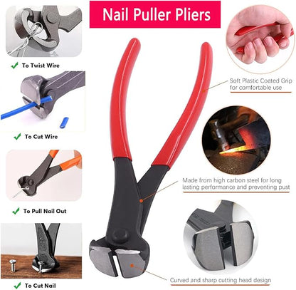 Construction and Upholstery Staple Remover Tack Puller Nail Remover Tool Set - Image 3