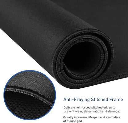 Large Mouse Pad, Durable Non-Slip Natural Rubber Base Desk Mousepad - Image 6