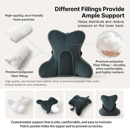Lumbar Support Pillow for Lower Back Pain Relief – Multi-Functional Ergonomic - Image 3
