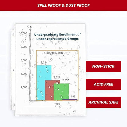 OfficeWerks Clear Sheet Protectors 8.5x11 - Image 5