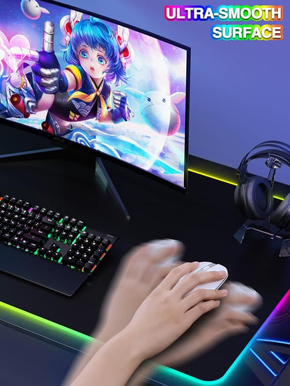 Mouse Pad with 15W Magnetic Wireless Charging, RGB Mousepad - Image 5
