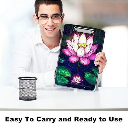 Pink Lotus Flower A4 Clipboard - Image 6