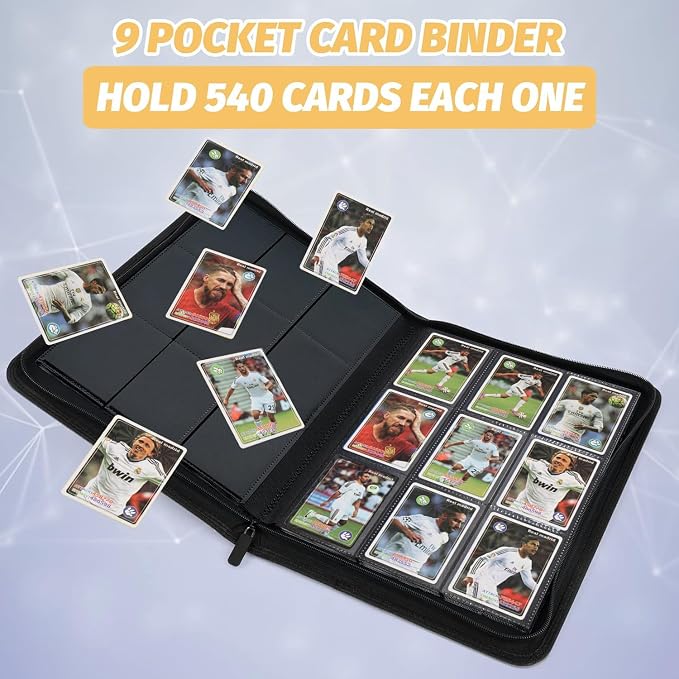 Trading Card Binder, Card Collection Binder Album Folder - Image 5