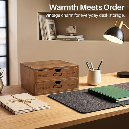 Flexzion Wood Desk Organizer - Image 8