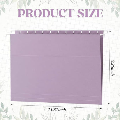 12 Pack Decorative Hanging File Folders, Letter Size - Image 3