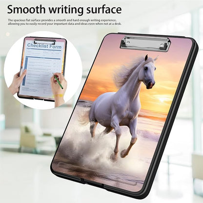 Clipboard with Storage, Office Supplies Nursing Clipboards Folder with Pen - Image 5