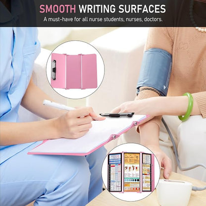 Nursing Clipboard Foldable, Foldable Clip Board w/Nursing Edition Cheat Charts - Image 6