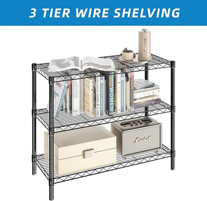 Guan River 3-Shelf Adjustable Metal Wire Shelving, Sturdy and Durable, Storage - Image 6