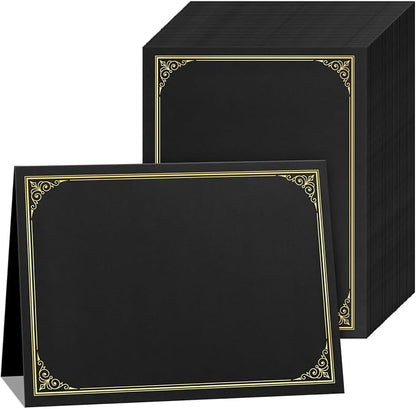 SUNEE Certificate Holders, Diploma Covers Gold Foil Border, by SUNEE