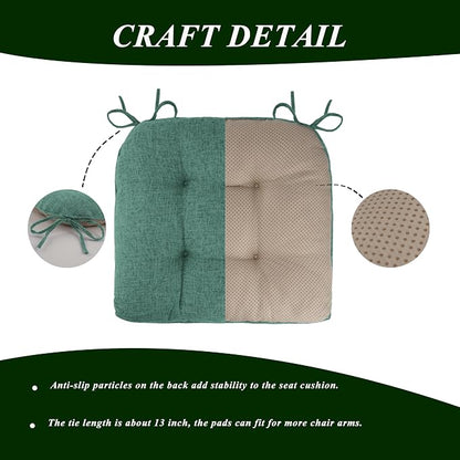Chair Cushions for Dining Chairs 2 Pack, - Image 3
