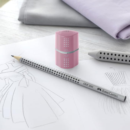 Faber-Castell Grip Trio Pencil Sharpener: Rose Shadows - Image 7