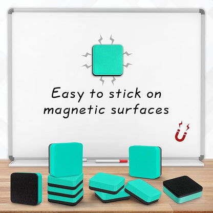 96 Pack Cube Dry Erase Erasers, Mini Magnetic Whiteboard Dry Erasers Chalkboard - Image 3
