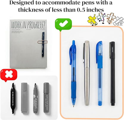 Paperclip Pen Holder, Planner Accessories - Image 2