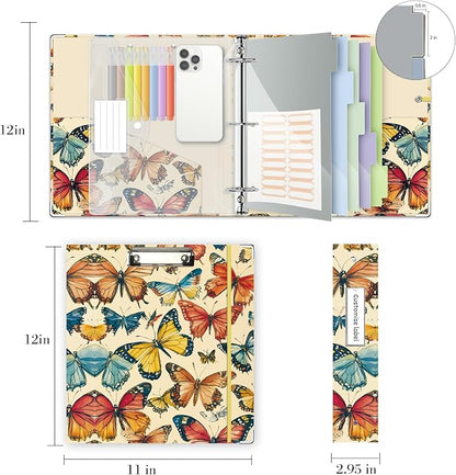 3 Ring Binder 2 Inch for 8.5"x11" Paper, Three Ring Binders - Image 6