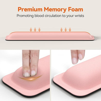 TECKNET Wrist Rest for Computer Keyboard, Thicken Memory Foam Wrist Support Pad - Image 3