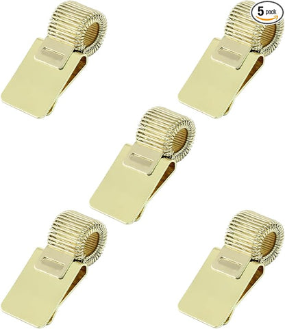 5 Pack Gold Metal Pen Holder, Pen Holder by Rierdge