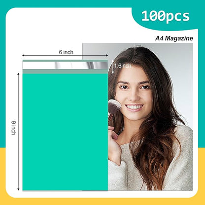 Poly Mailers 6x9 inch 100 Pcs, Plastic Mailing Envelopes - Image 2