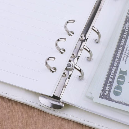 Antner A6 Binder 6 Ring Refillable Notebook Budget Planner - Image 4
