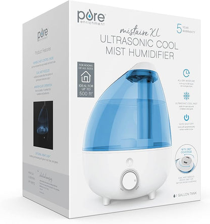 Pure Enrichment MistAire XL Ultrasonic Cool Mist Humidifier - All Day Operation for Large Rooms, 1 Gallon Tank, Variable Mist Control, Automatic Shut-Off, Whisper Quiet, and Optional Night Light - Image 8