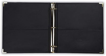 Samsill Classic Collection Leather 3 Ring Binder, Executive Presentation - Image 7