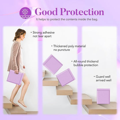 Fuxury Bubble Mailers 8.5x12" 40 Pack Large Bubble Envelopes Usable 8.5x11" - Image 5