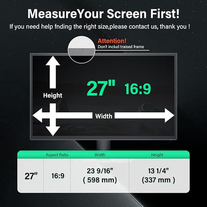 27 Inch Computer Privacy Screen - Image 2