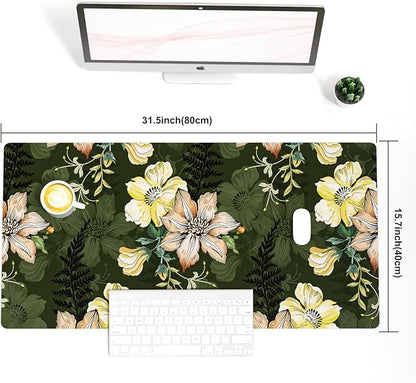 Colorful Star Large Mouse Pad, PU Leather Waterproof Desk Mat, Computer Gaming - Image 7