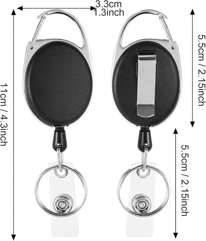 50 Pack Retractable Badge Holder - Image 6