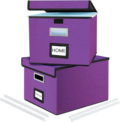 Upgraded File Organizer Boxes by Huolewa
