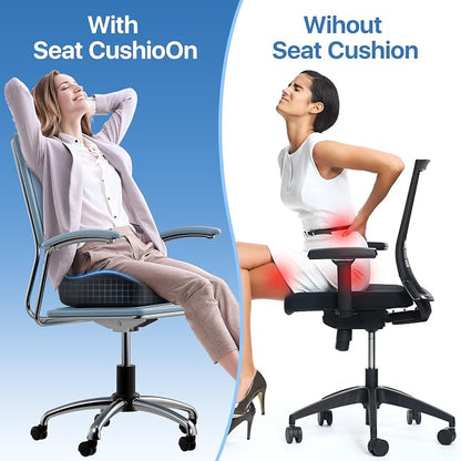 CJACSOC Seat Cushion, Extra Large Memory Foam Cushion - Image 4
