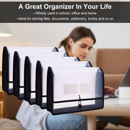 Eco-Friendly Plastic File Folders, Poly Expanding File Wallet, Expandable - Image 6